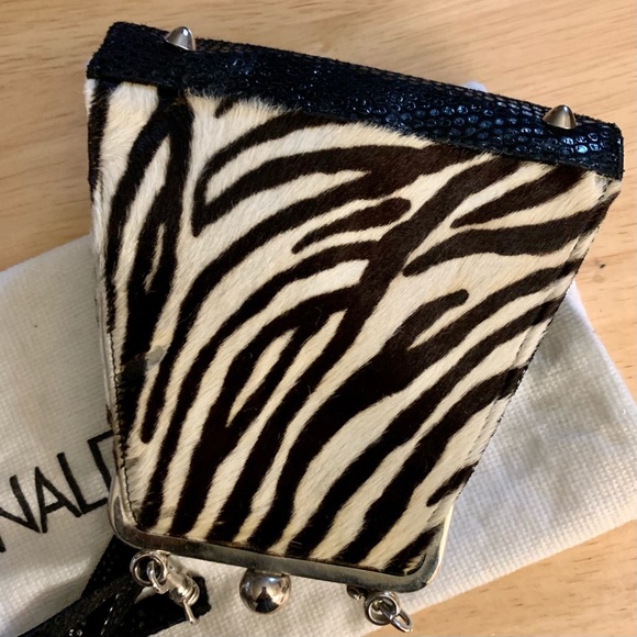 Donald J. Pliner Zebra Crossbody Mini Bag - Picture 5 of 7